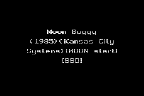 Moon Buggy (1985)(Kansas City Systems)[MOON start] [SSD]