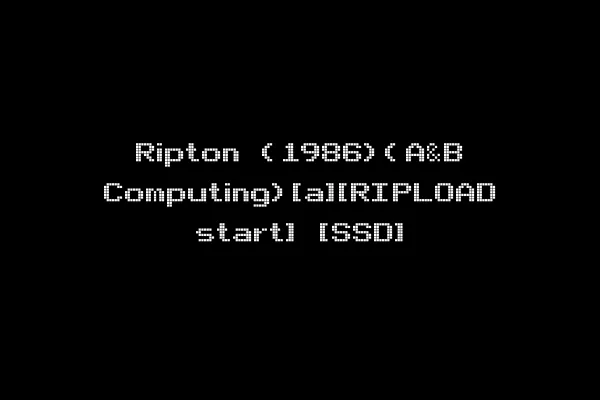 Ripton (1986)(A&B Computing)[a][RIPLOAD start] [SSD]