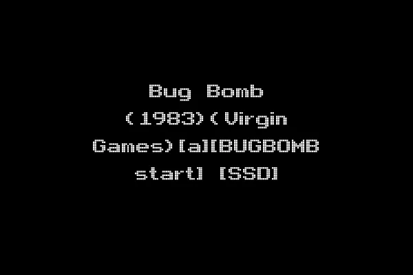 Bug Bomb (1983)(Virgin Games)[a][BUGBOMB start] [SSD]