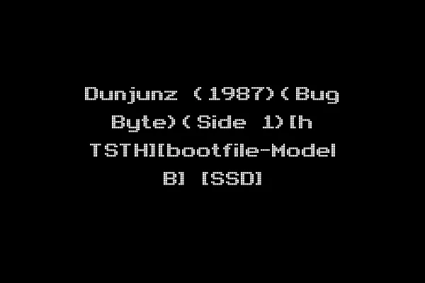 Dunjunz (1987)(Bug Byte)(Side 1)[h TSTH][bootfile-Model B] [SSD]