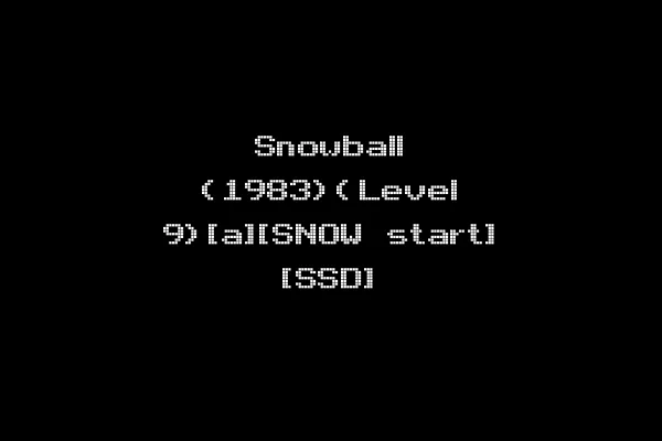 Snowball (1983)(Level 9)[a][SNOW start] [SSD]