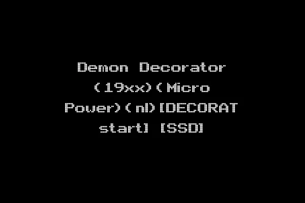 Demon Decorator (19xx)(Micro Power)(nl)[DECORAT start] [SSD]