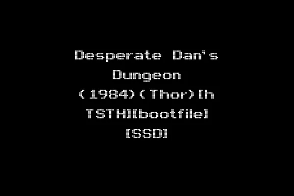 Desperate Dan's Dungeon (1984)(Thor)[h TSTH][bootfile] [SSD]