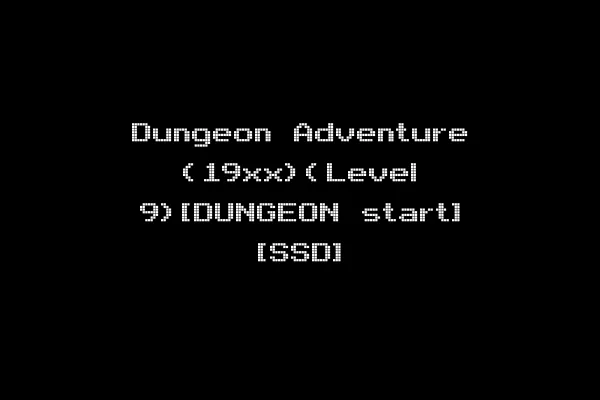 Dungeon Adventure (19xx)(Level 9)[DUNGEON start] [SSD]