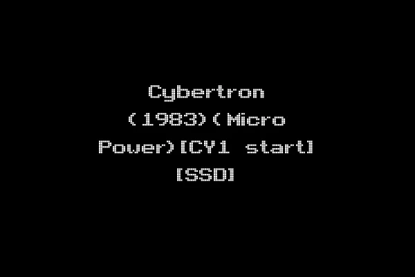 Cybertron (1983)(Micro Power)[CY1 start] [SSD]