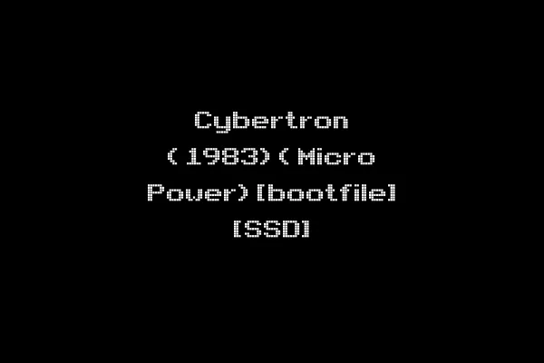 Cybertron (1983)(Micro Power)[bootfile] [SSD]