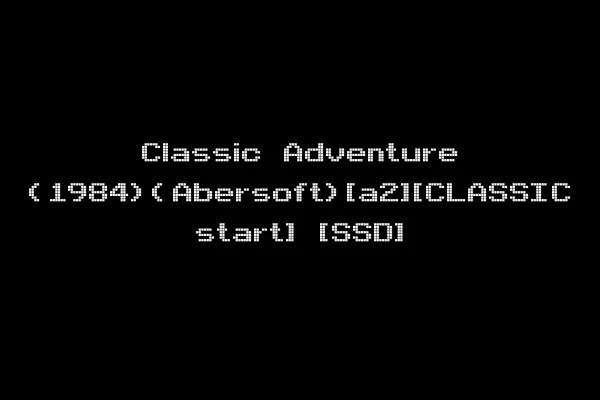 Classic Adventure (1984)(Abersoft)[a2][CLASSIC start] [SSD]