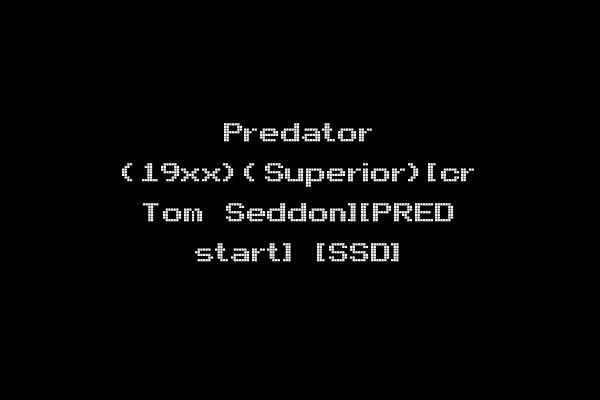 Predator (19xx)(Superior)[cr Tom Seddon][PRED start] [SSD]