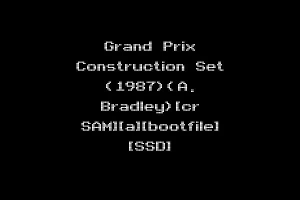 Grand Prix Construction Set (1987)(A. Bradley)[cr SAM][a][bootfile] [SSD]