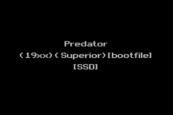 Predator (19xx)(Superior)[bootfile] [SSD]