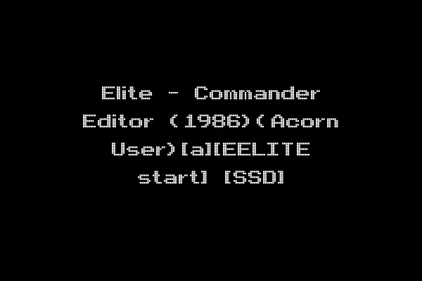 Elite - Commander Editor (1986)(Acorn User)[a][EELITE start] [SSD]