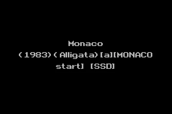 Monaco (1983)(Alligata)[a][MONACO start] [SSD]