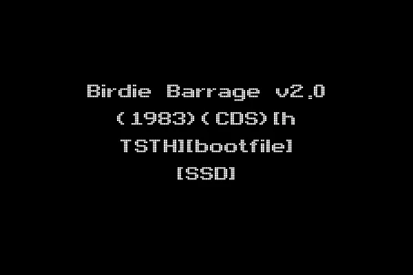 Birdie Barrage v2.0 (1983)(CDS)[h TSTH][bootfile] [SSD]