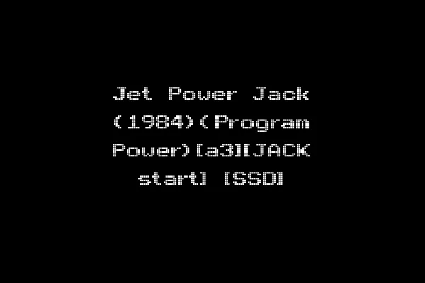 Jet Power Jack (1984)(Program Power)[a3][JACK start] [SSD]