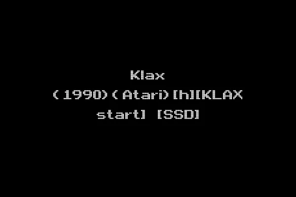Klax (1990)(Atari)[h][KLAX start] [SSD]