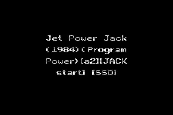 Jet Power Jack (1984)(Program Power)[a2][JACK start] [SSD]