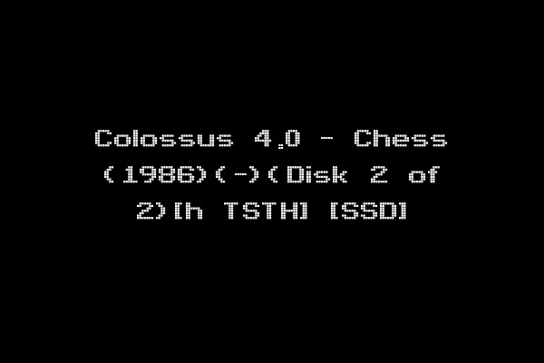 Colossus 4.0 - Chess (1986)(-)(Disk 2 of 2)[h TSTH] [SSD]