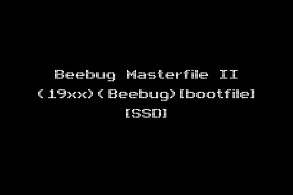 Beebug Masterfile II (19xx)(Beebug)[bootfile] [SSD]