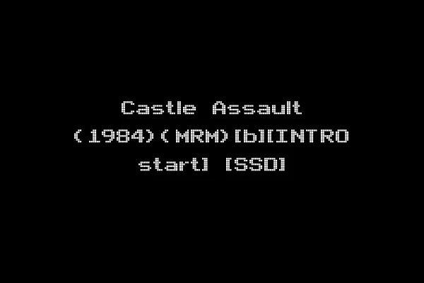 Castle Assault (1984)(MRM)[b][INTRO start] [SSD]