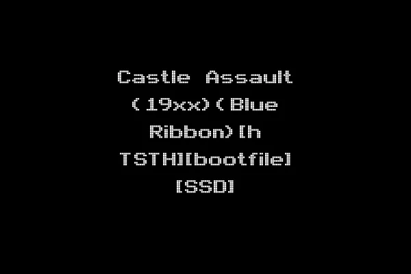 Castle Assault (19xx)(Blue Ribbon)[h TSTH][bootfile] [SSD]