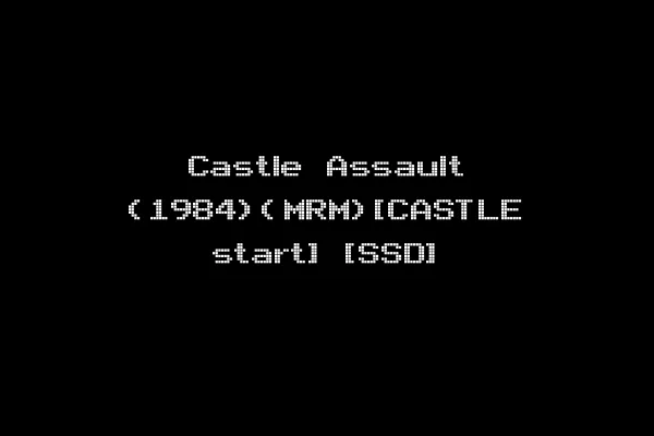 Castle Assault (1984)(MRM)[CASTLE start] [SSD]