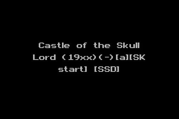 Castle of the Skull Lord (19xx)(-)[a][SK start] [SSD]