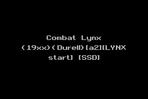 Combat Lynx (19xx)(Durell)[a2][LYNX start] [SSD]