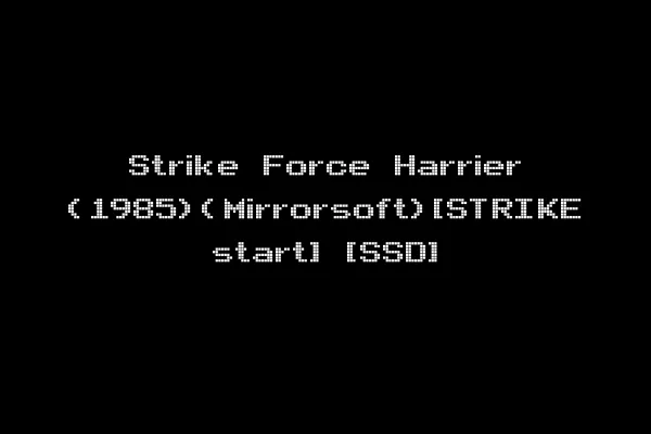 Strike Force Harrier (1985)(Mirrorsoft)[STRIKE start] [SSD]