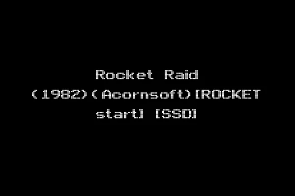 Rocket Raid (1982)(Acornsoft)[ROCKET start] [SSD]
