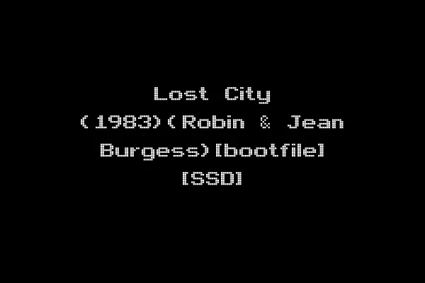 Lost City (1983)(Robin & Jean Burgess)[bootfile] [SSD]