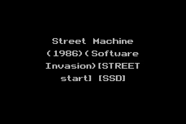 Street Machine (1986)(Software Invasion)[STREET start] [SSD]