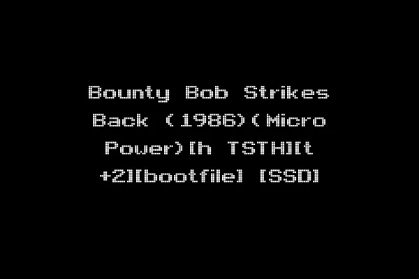 Bounty Bob Strikes Back (1986)(Micro Power)[h TSTH][t +2][bootfile] [SSD]