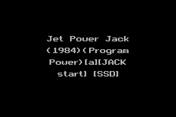 Jet Power Jack (1984)(Program Power)[a][JACK start] [SSD]