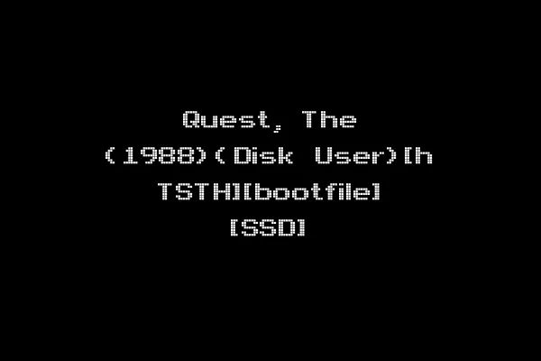 Quest, The (1988)(Disk User)[h TSTH][bootfile] [SSD]