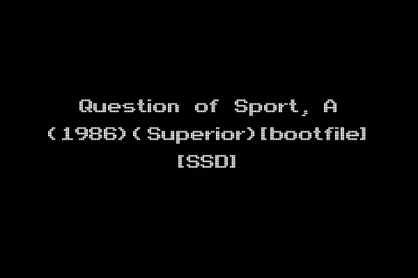 Question of Sport, A (1986)(Superior)[bootfile] [SSD]