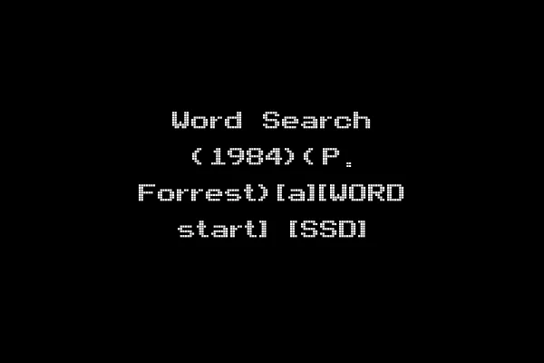 Word Search (1984)(P. Forrest)[a][WORD start] [SSD]