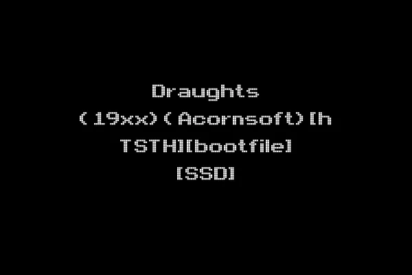 Draughts (19xx)(Acornsoft)[h TSTH][bootfile] [SSD]