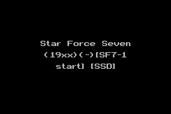 Star Force Seven (19xx)(-)[SF7-1 start] [SSD]