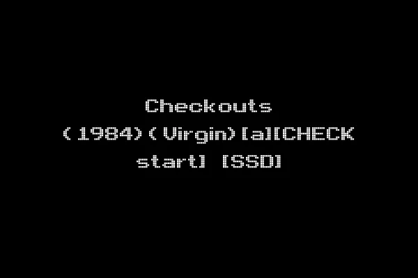 Checkouts (1984)(Virgin)[a][CHECK start] [SSD]