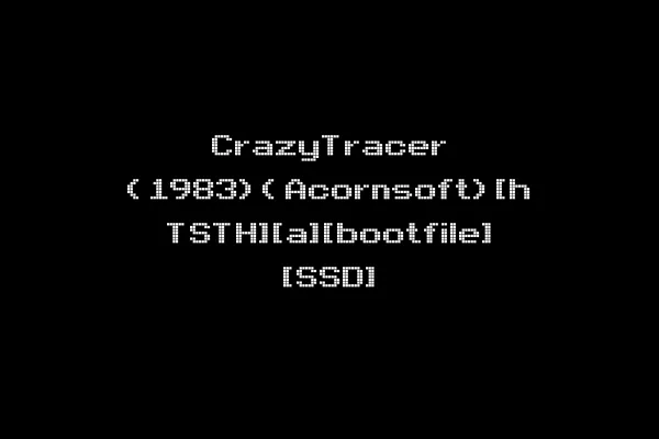 CrazyTracer (1983)(Acornsoft)[h TSTH][a][bootfile] [SSD]