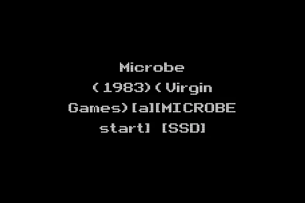 Microbe (1983)(Virgin Games)[a][MICROBE start] [SSD]