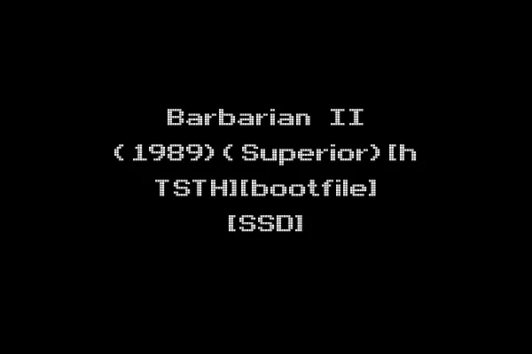 Barbarian II (1989)(Superior)[h TSTH][bootfile] [SSD]