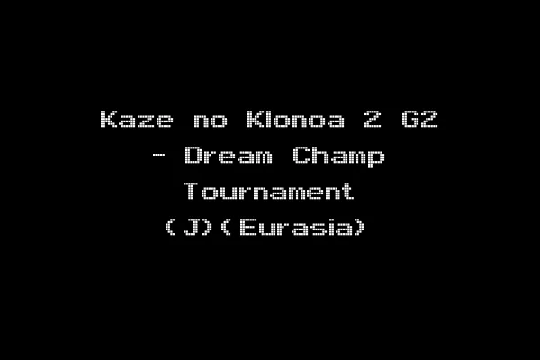 Kaze no Klonoa 2 G2 - Dream Champ Tournament (J)(Eurasia)