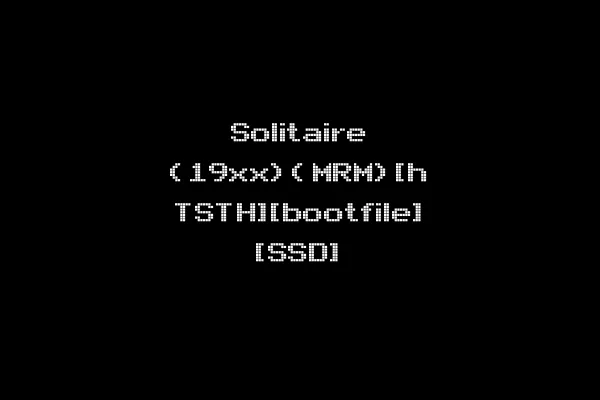 Solitaire (19xx)(MRM)[h TSTH][bootfile] [SSD]