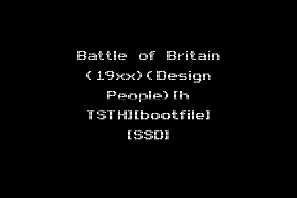 Battle of Britain (19xx)(Design People)[h TSTH][bootfile] [SSD]