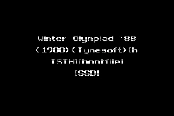 Winter Olympiad '88 (1988)(Tynesoft)[h TSTH][bootfile] [SSD]