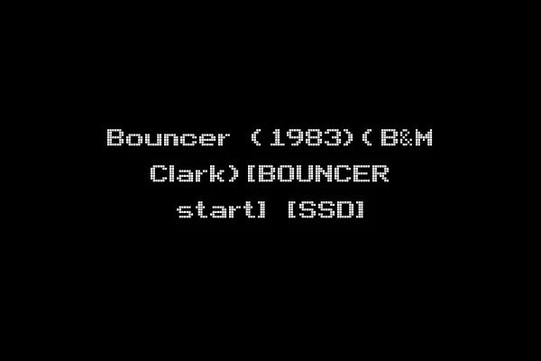 Bouncer (1983)(B&M Clark)[BOUNCER start] [SSD]