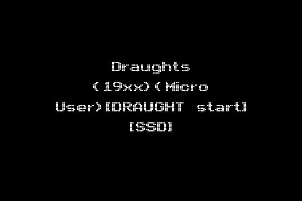 Draughts (19xx)(Micro User)[DRAUGHT start] [SSD]
