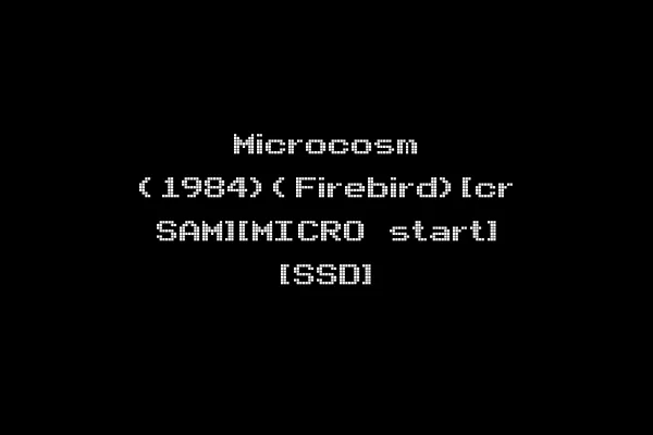 Microcosm (1984)(Firebird)[cr SAM][MICRO start] [SSD]