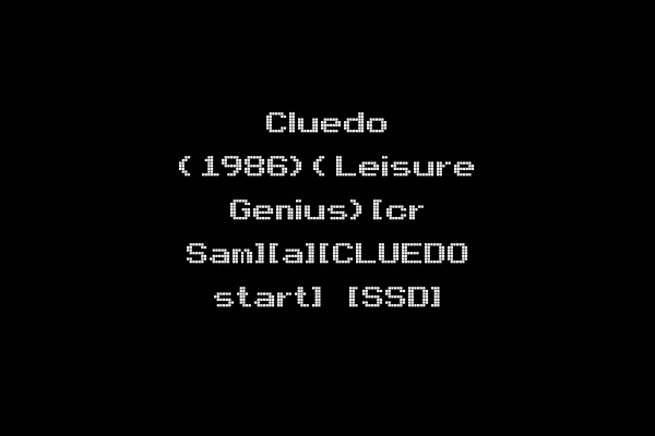 Cluedo (1986)(Leisure Genius)[cr Sam][a][CLUEDO start] [SSD]